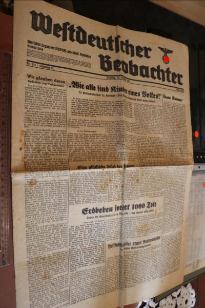 Zeitung Westdeutscher Beobachter - Nr. 353  vom 22. Dezember 1936 Ausgabe Jülich